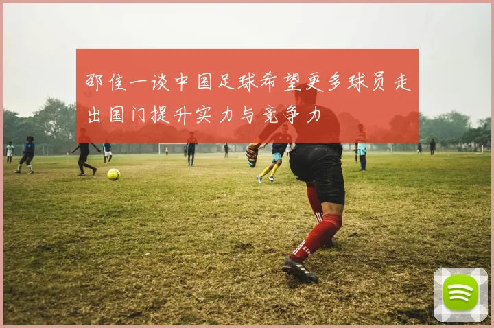 邵佳一谈中国足球希望更多球员走出国门提升实力与竞争力